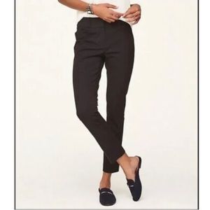 LOFT Modern Skinny Ankle Pants Size 8 Black NWT MSRP $70 Cotton Rayon Spandex